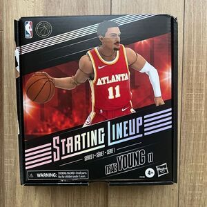 NBA Starting Lineup 6" Trae Young Atlanta Hawks #11 Figure W/Panini Trading Card